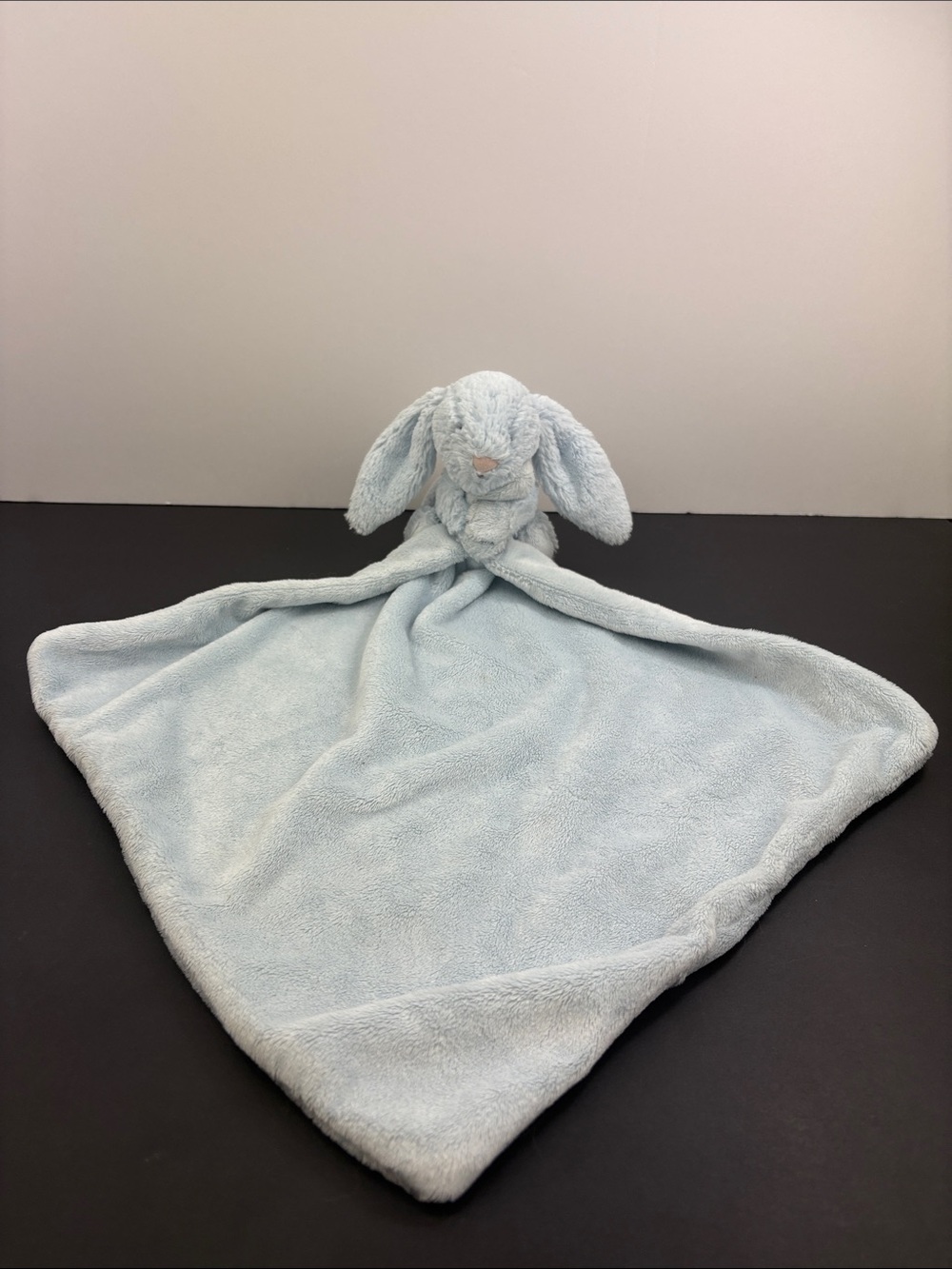 Jellycat Bashful Blue Bunny Lovey Comfort Blanket Soother